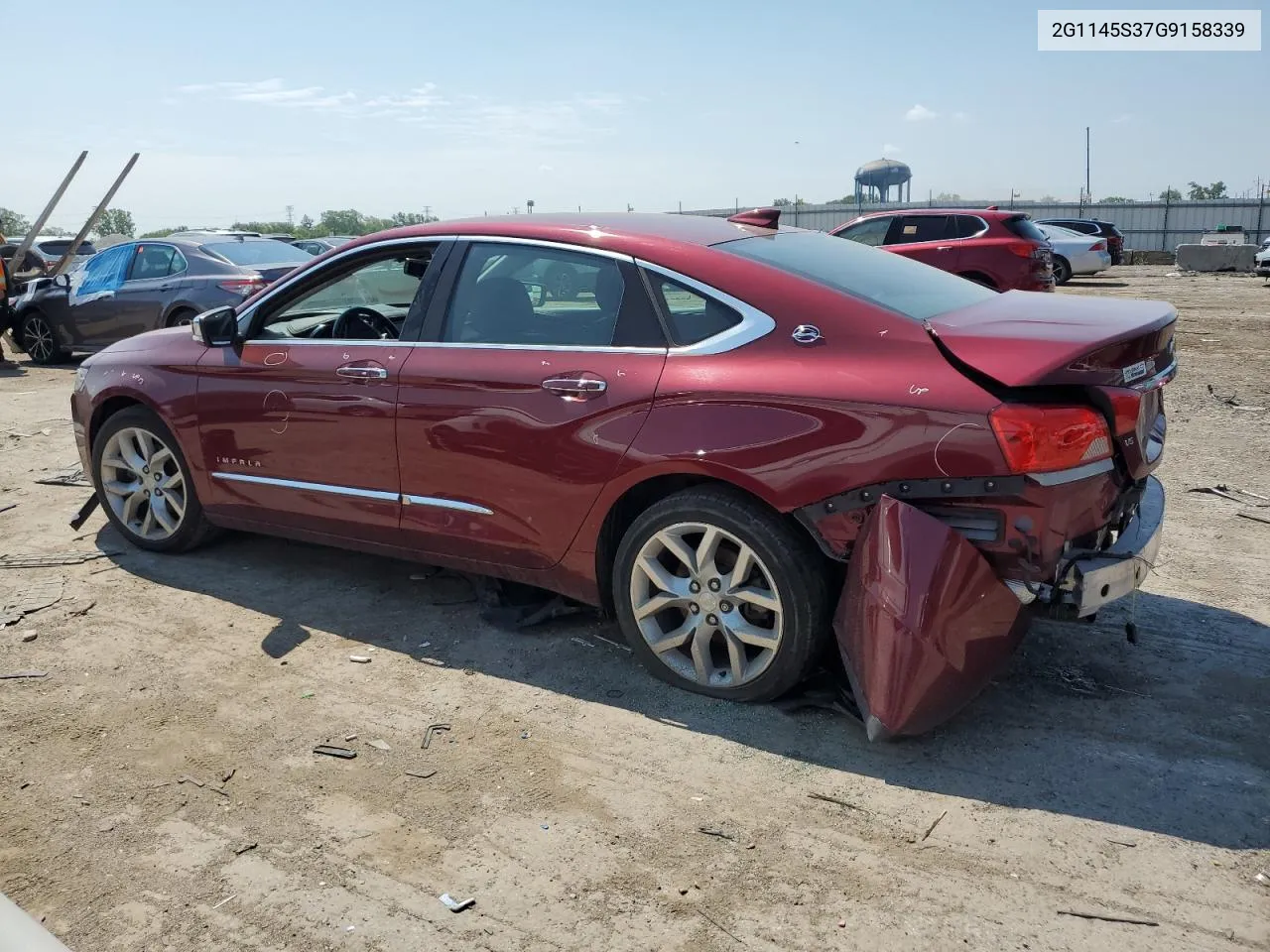 2016 Chevrolet Impala Ltz VIN: 2G1145S37G9158339 Lot: 58859004