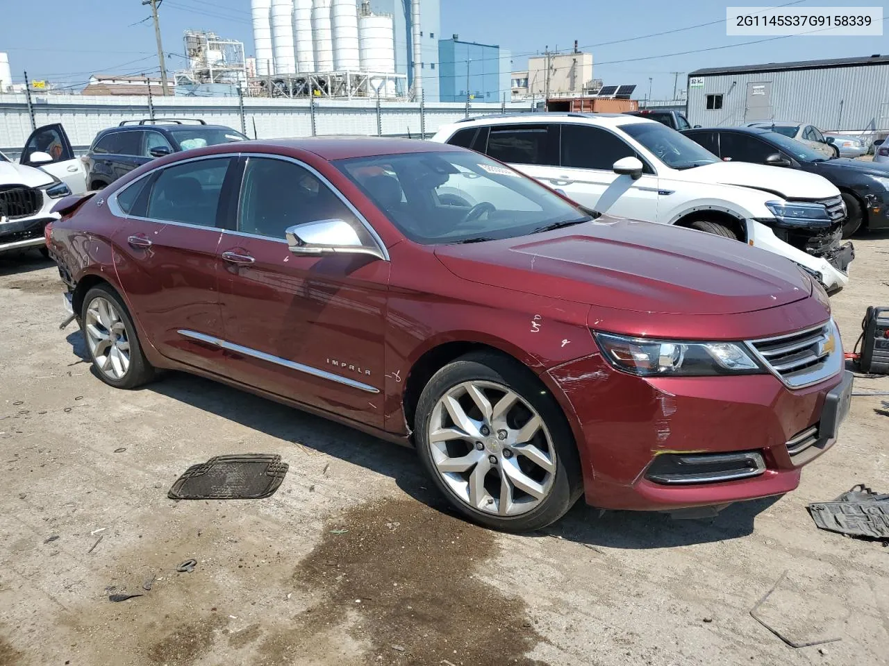 2016 Chevrolet Impala Ltz VIN: 2G1145S37G9158339 Lot: 58859004