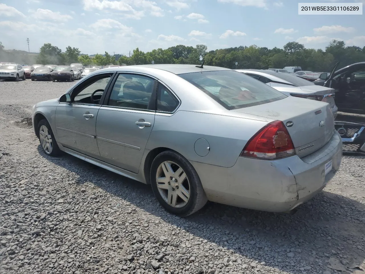 2016 Chevrolet Impala Limited Lt VIN: 2G1WB5E33G1106289 Lot: 58967094