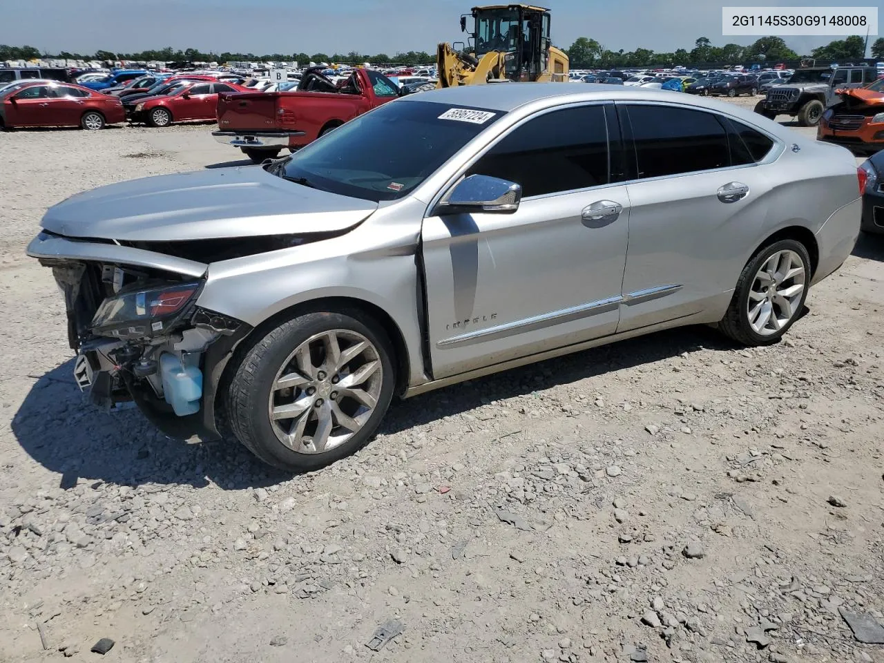 2016 Chevrolet Impala Ltz VIN: 2G1145S30G9148008 Lot: 58967224