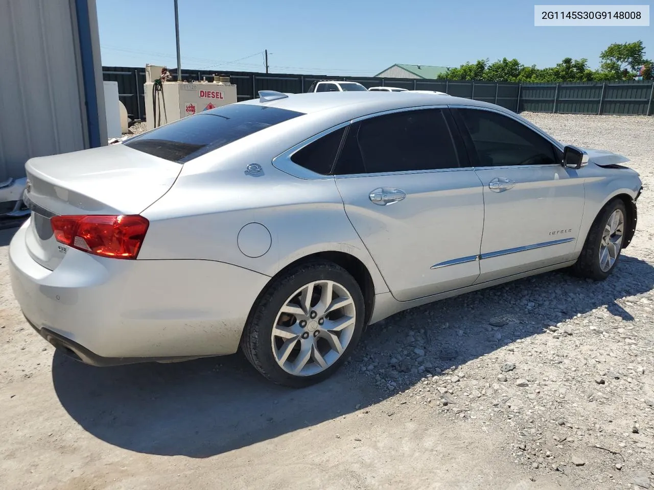 2G1145S30G9148008 2016 Chevrolet Impala Ltz