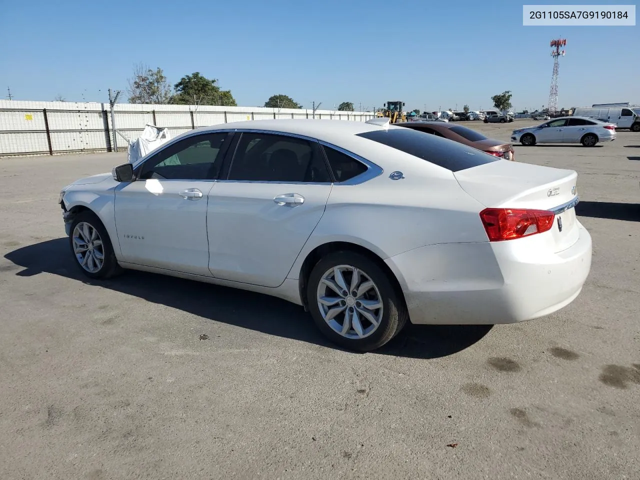 2016 Chevrolet Impala Lt VIN: 2G1105SA7G9190184 Lot: 60682174