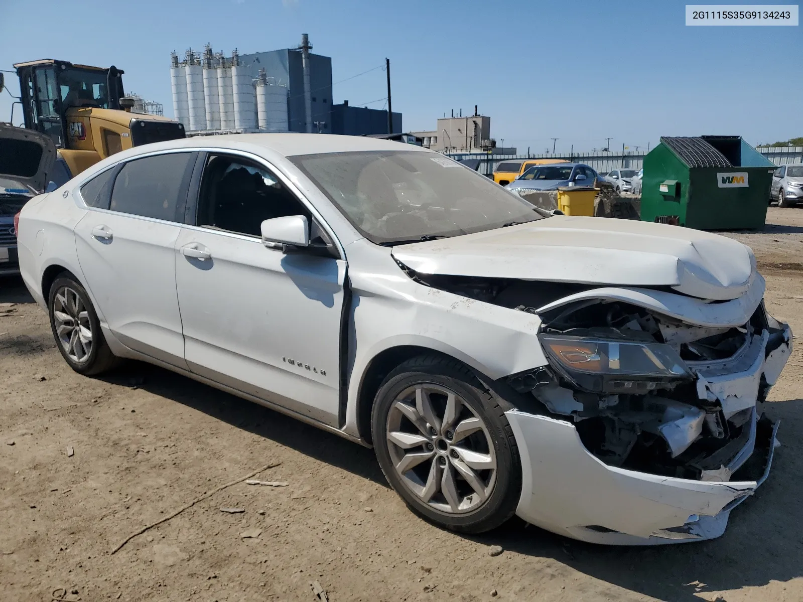 2016 Chevrolet Impala Lt VIN: 2G1115S35G9134243 Lot: 64269784