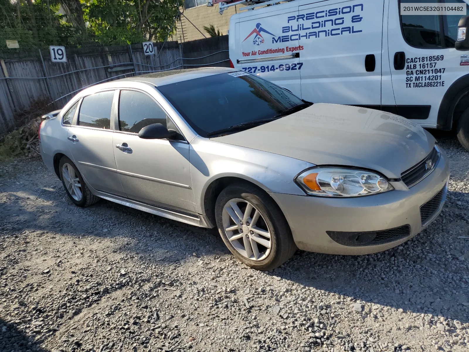 2016 Chevrolet Impala Limited Ltz VIN: 2G1WC5E32G1104482 Lot: 65205794