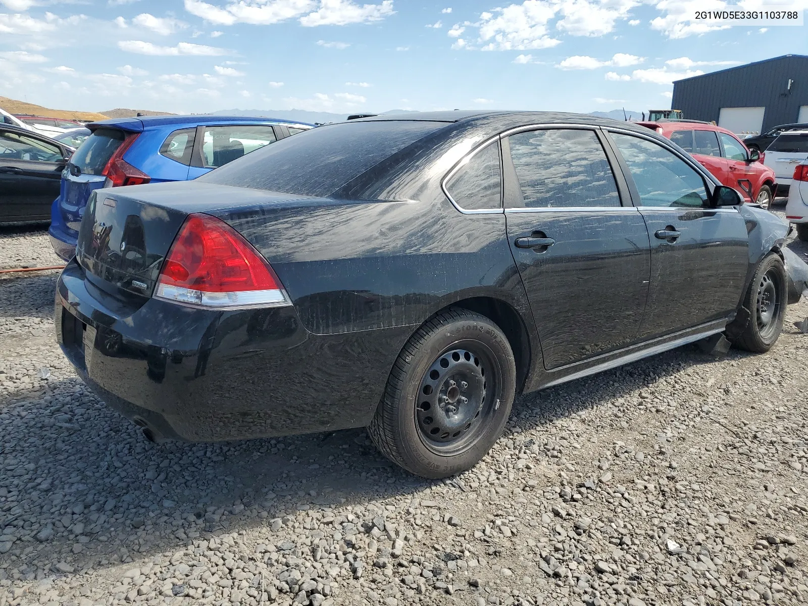 2016 Chevrolet Impala Limited Police VIN: 2G1WD5E33G1103788 Lot: 65423354