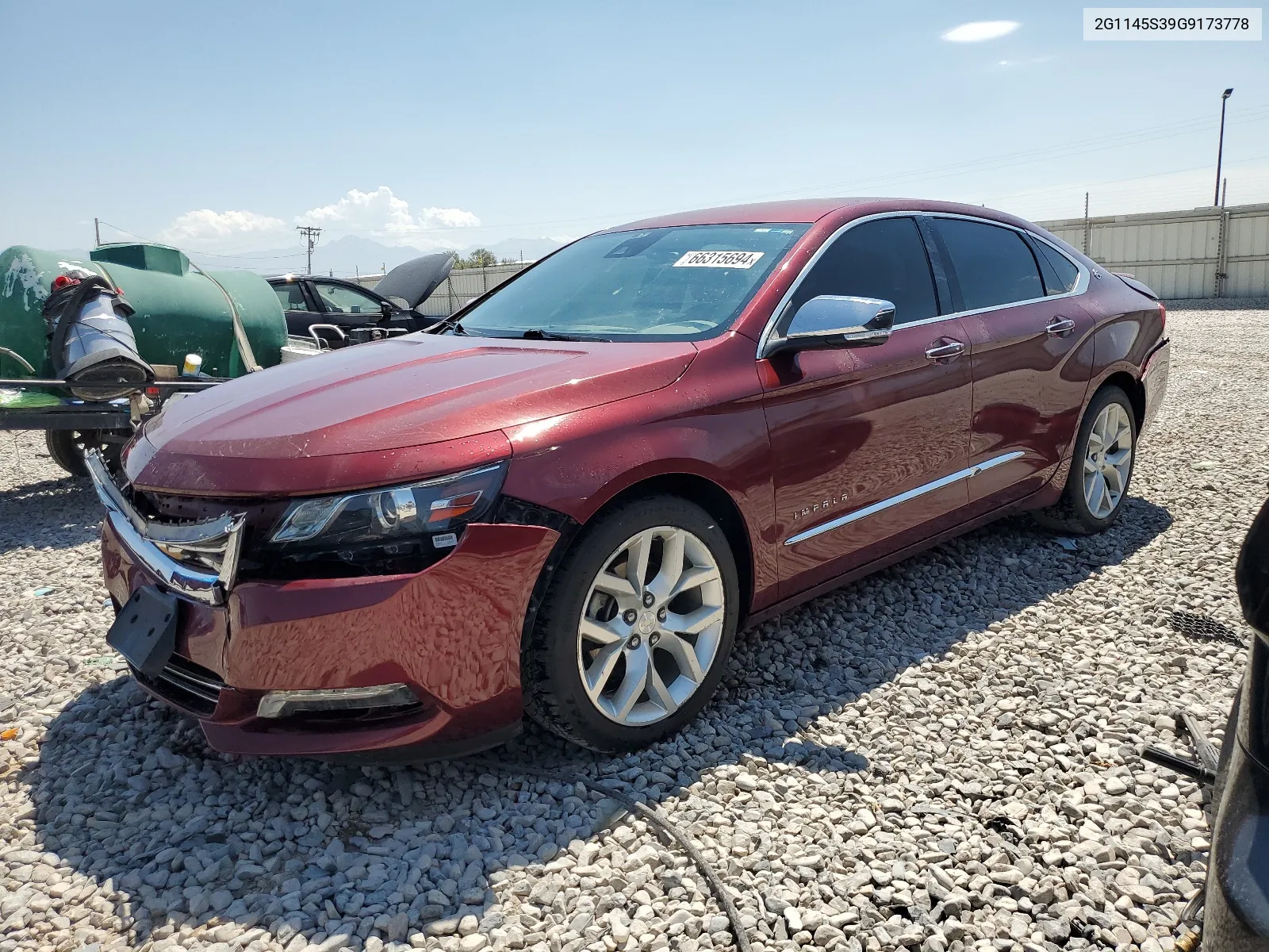 2G1145S39G9173778 2016 Chevrolet Impala Ltz