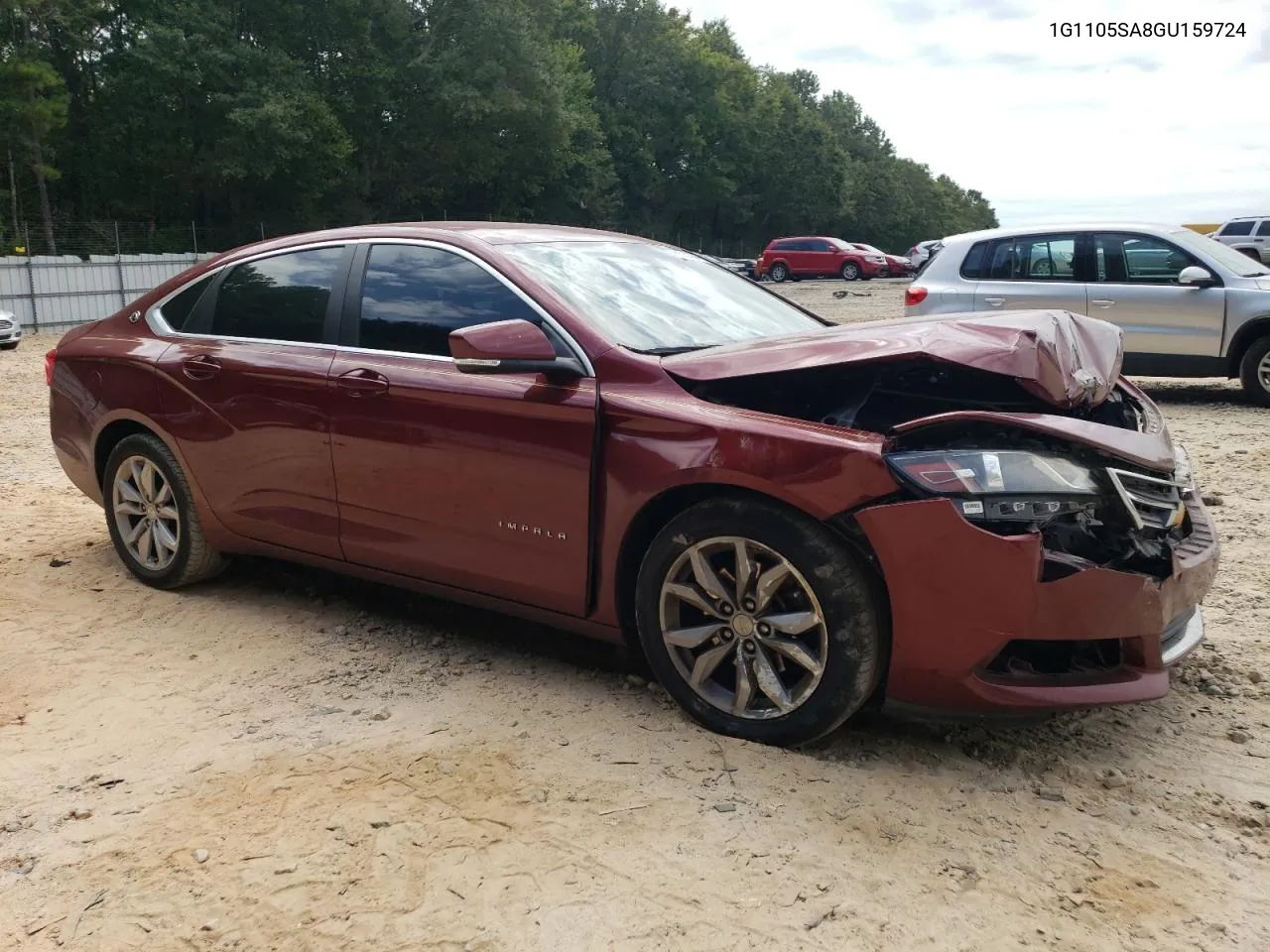 1G1105SA8GU159724 2016 Chevrolet Impala Lt