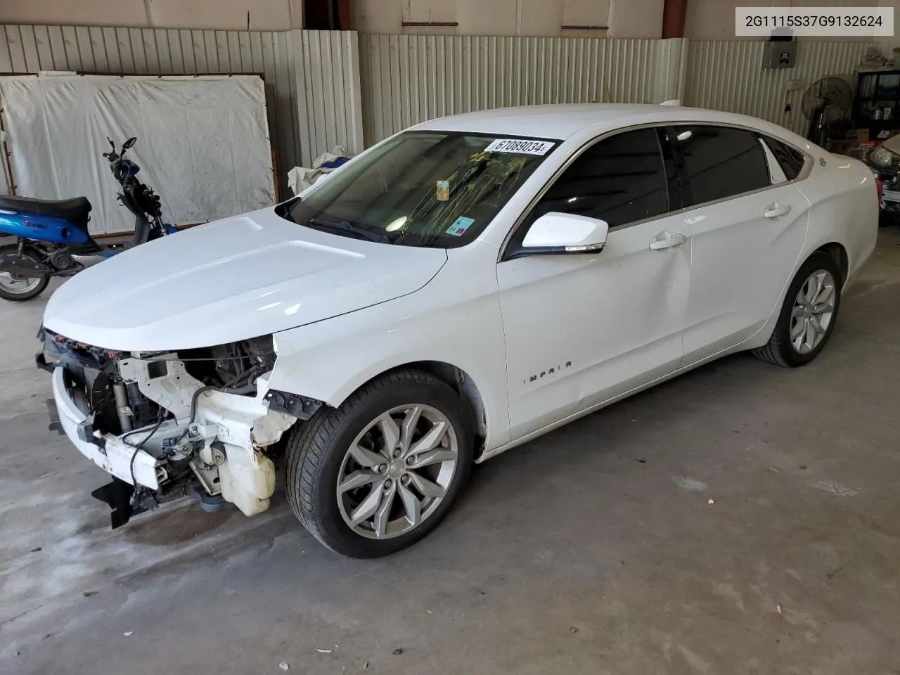 2G1115S37G9132624 2016 Chevrolet Impala Lt