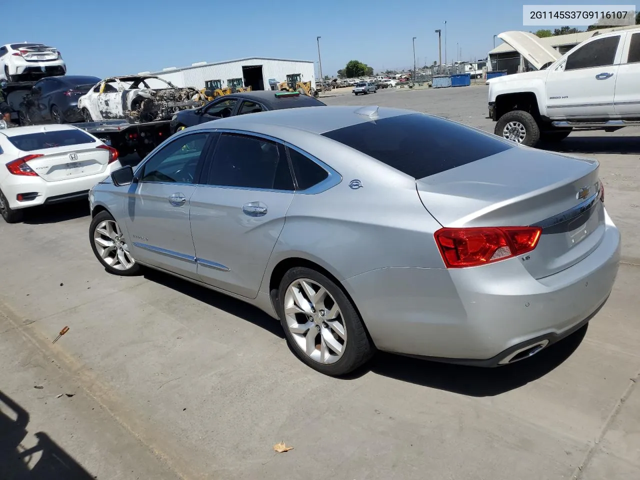 2016 Chevrolet Impala Ltz VIN: 2G1145S37G9116107 Lot: 67410964