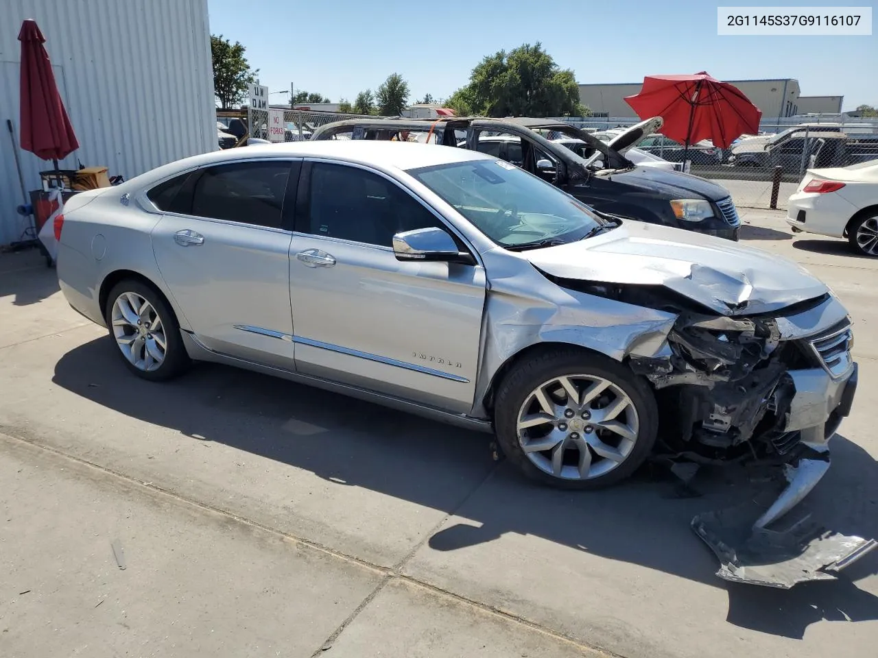 2016 Chevrolet Impala Ltz VIN: 2G1145S37G9116107 Lot: 67410964