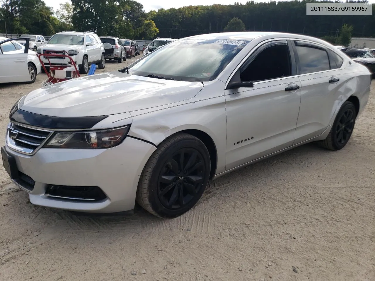 2G1115S37G9159967 2016 Chevrolet Impala Lt