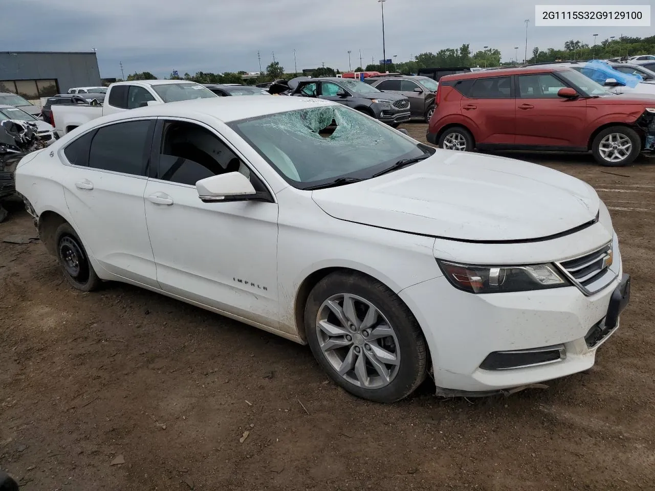 2016 Chevrolet Impala Lt VIN: 2G1115S32G9129100 Lot: 67627154