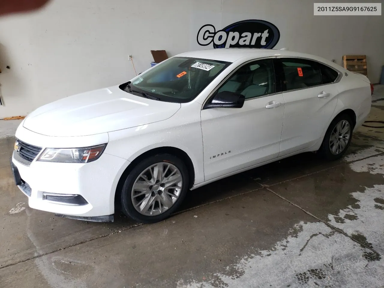 2G11Z5SA9G9167625 2016 Chevrolet Impala Ls