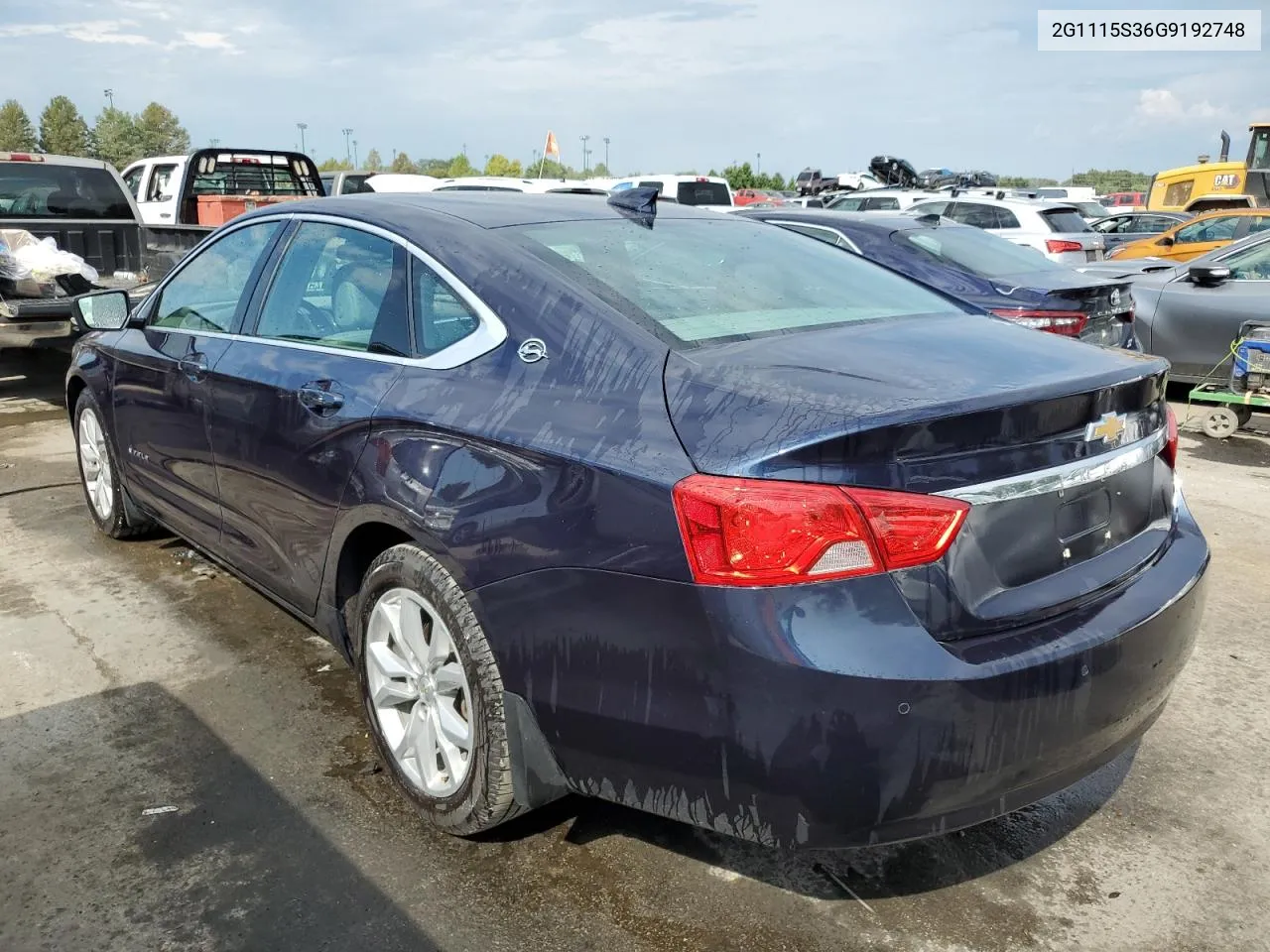 2016 Chevrolet Impala Lt VIN: 2G1115S36G9192748 Lot: 68716454