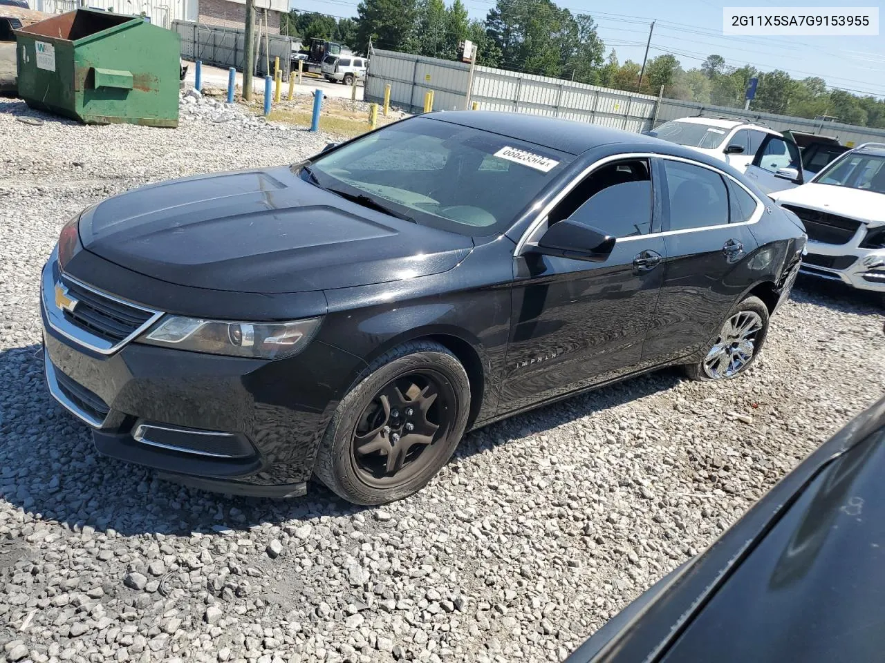 2G11X5SA7G9153955 2016 Chevrolet Impala Ls