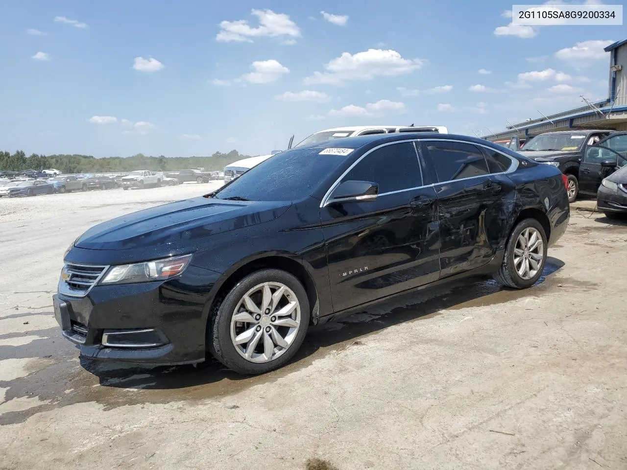 2016 Chevrolet Impala Lt VIN: 2G1105SA8G9200334 Lot: 68870484