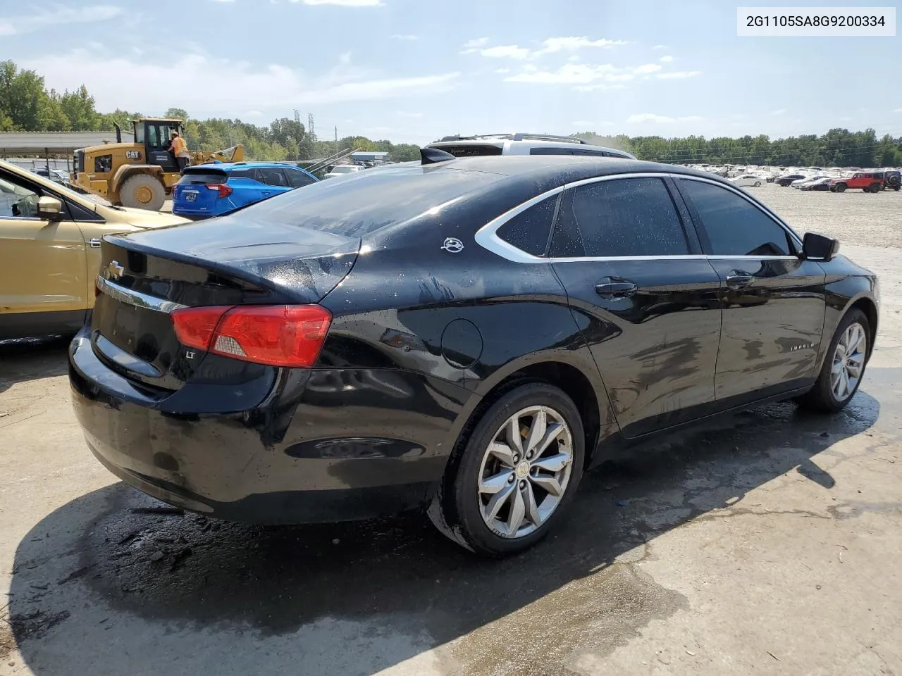 2016 Chevrolet Impala Lt VIN: 2G1105SA8G9200334 Lot: 68870484