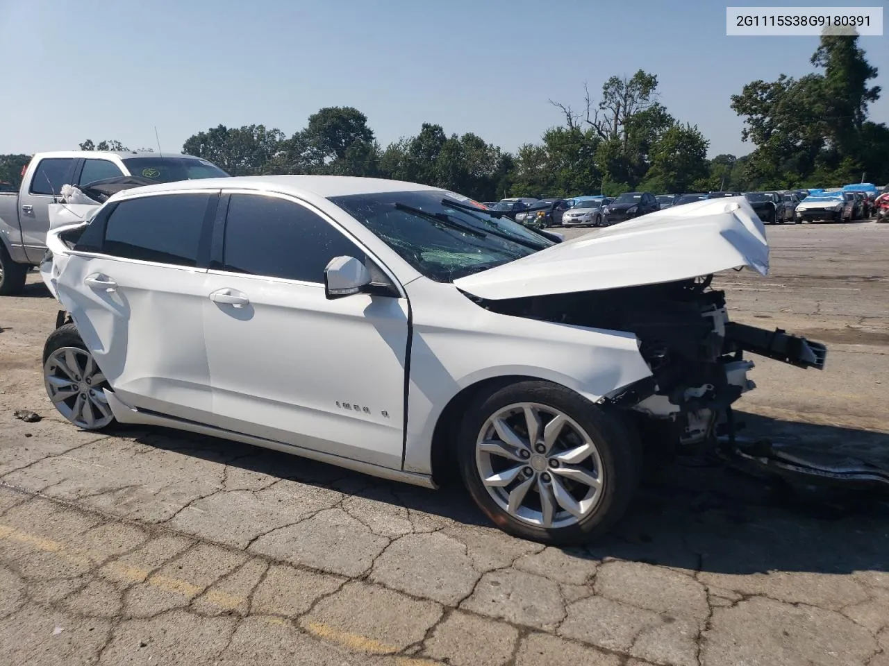 2016 Chevrolet Impala Lt VIN: 2G1115S38G9180391 Lot: 69082624