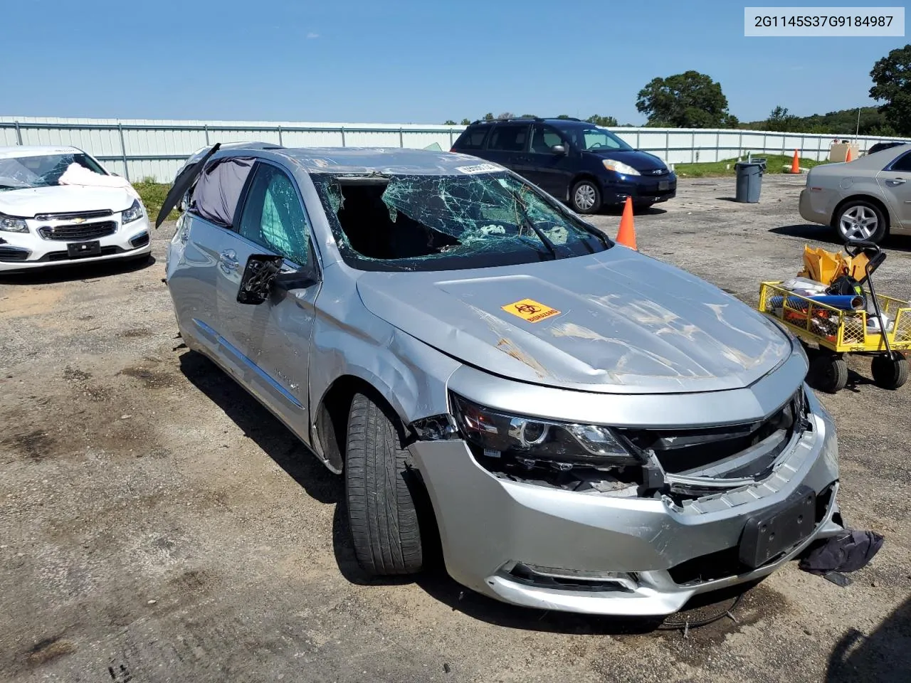 2016 Chevrolet Impala Ltz VIN: 2G1145S37G9184987 Lot: 69666154