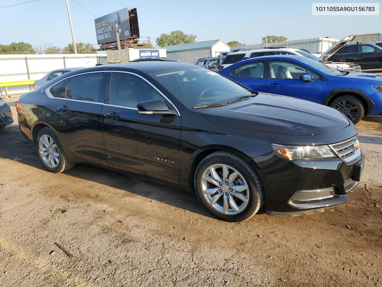 2016 Chevrolet Impala Lt VIN: 1G1105SA9GU156783 Lot: 70235034