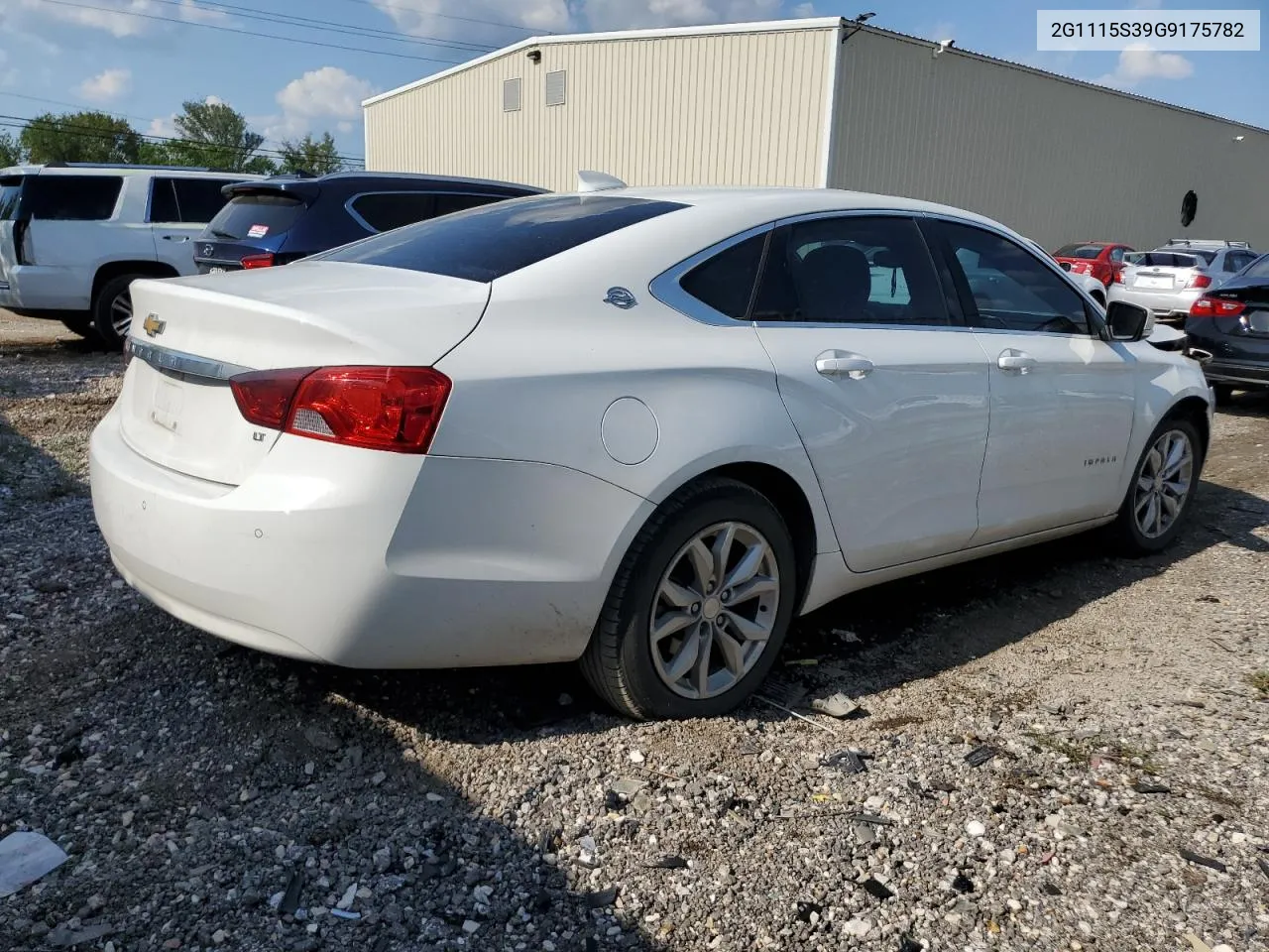 2G1115S39G9175782 2016 Chevrolet Impala Lt