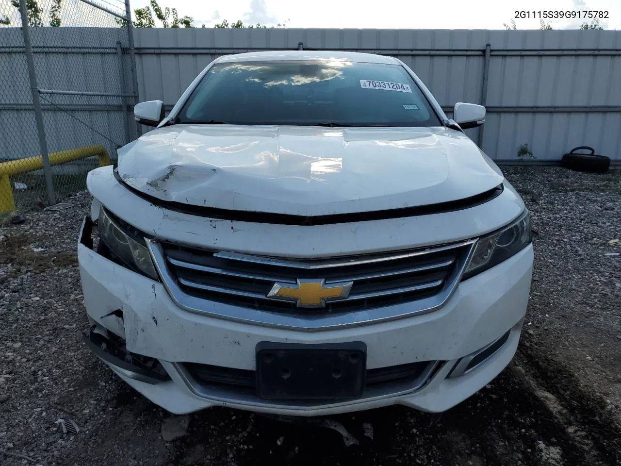 2G1115S39G9175782 2016 Chevrolet Impala Lt