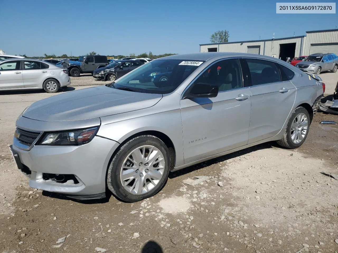 2016 Chevrolet Impala Ls VIN: 2G11X5SA6G9172870 Lot: 70528864