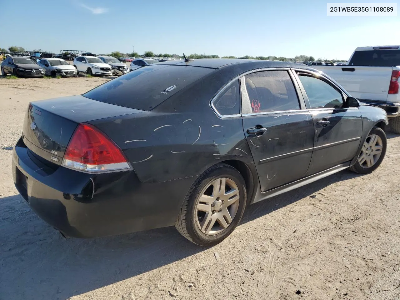 2016 Chevrolet Impala Limited Lt VIN: 2G1WB5E35G1108089 Lot: 70749334