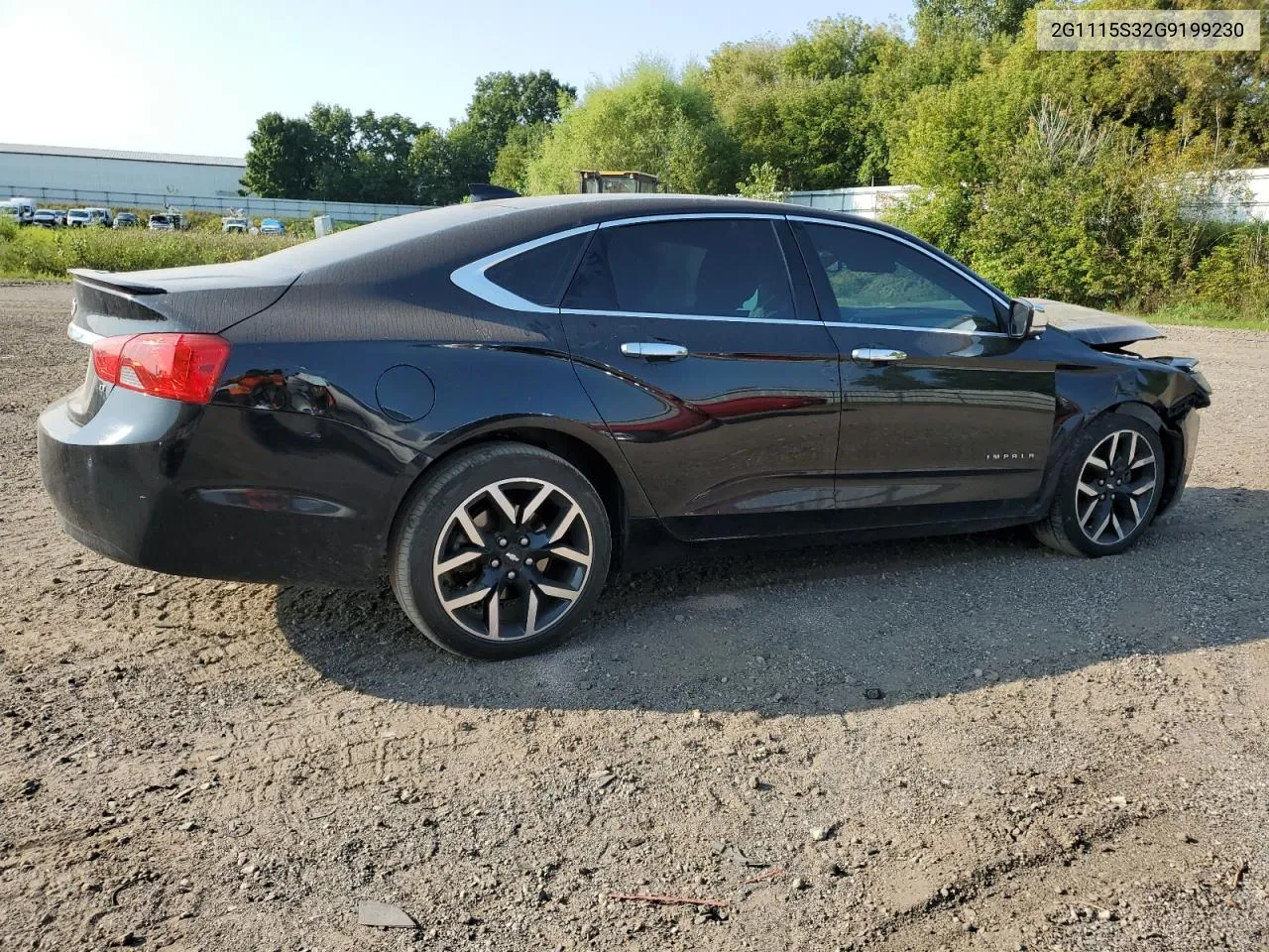 2G1115S32G9199230 2016 Chevrolet Impala Lt