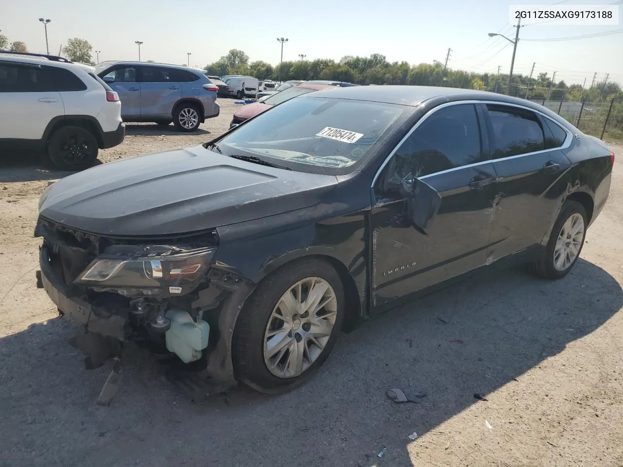 2G11Z5SAXG9173188 2016 Chevrolet Impala Ls