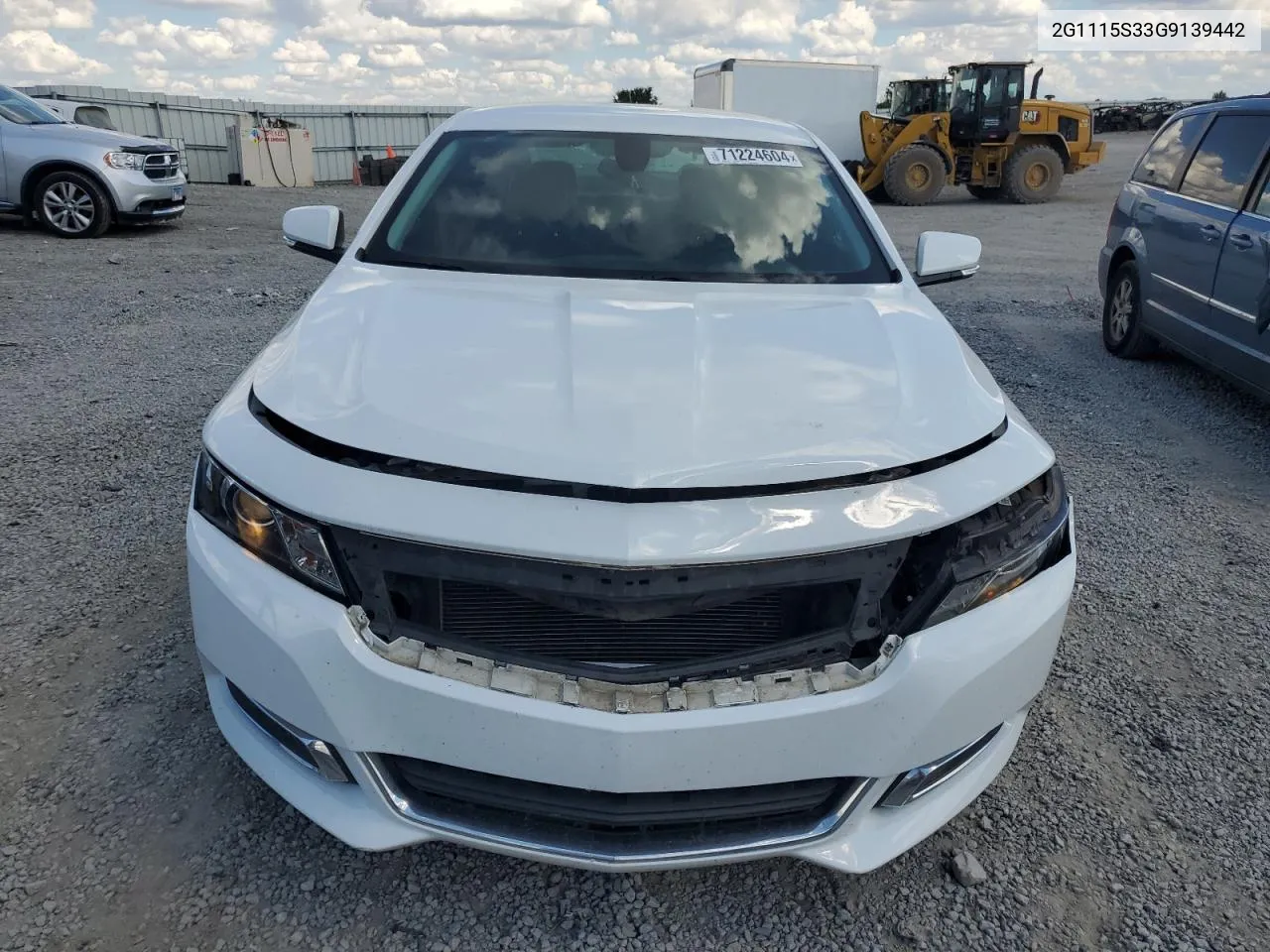 2016 Chevrolet Impala Lt VIN: 2G1115S33G9139442 Lot: 71224604