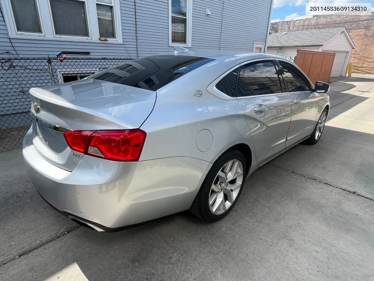 2016 Chevrolet Impala Ltz VIN: 2G1145S36G9134310 Lot: 71354364