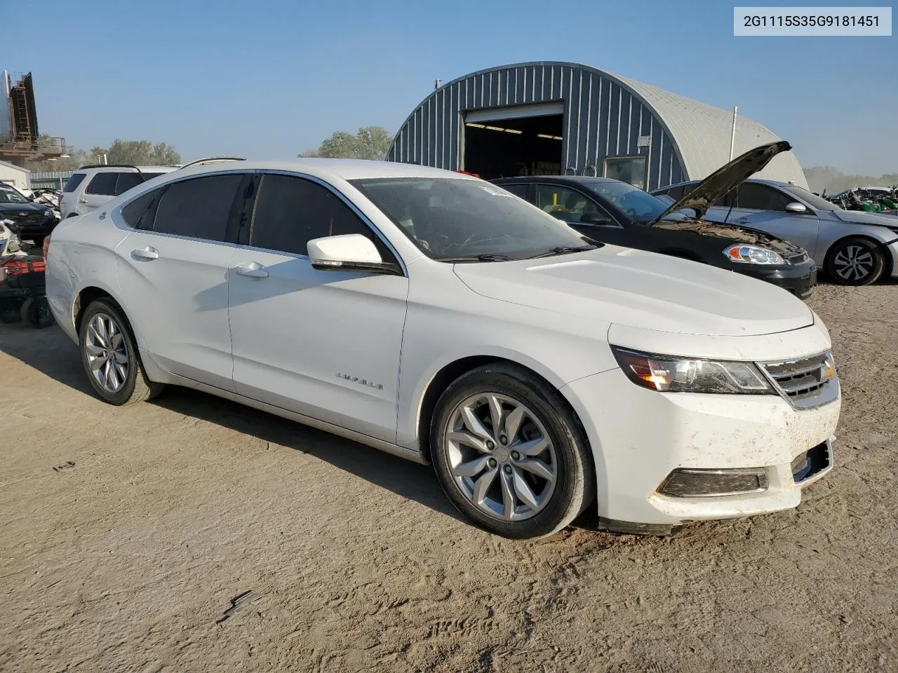 2G1115S35G9181451 2016 Chevrolet Impala Lt