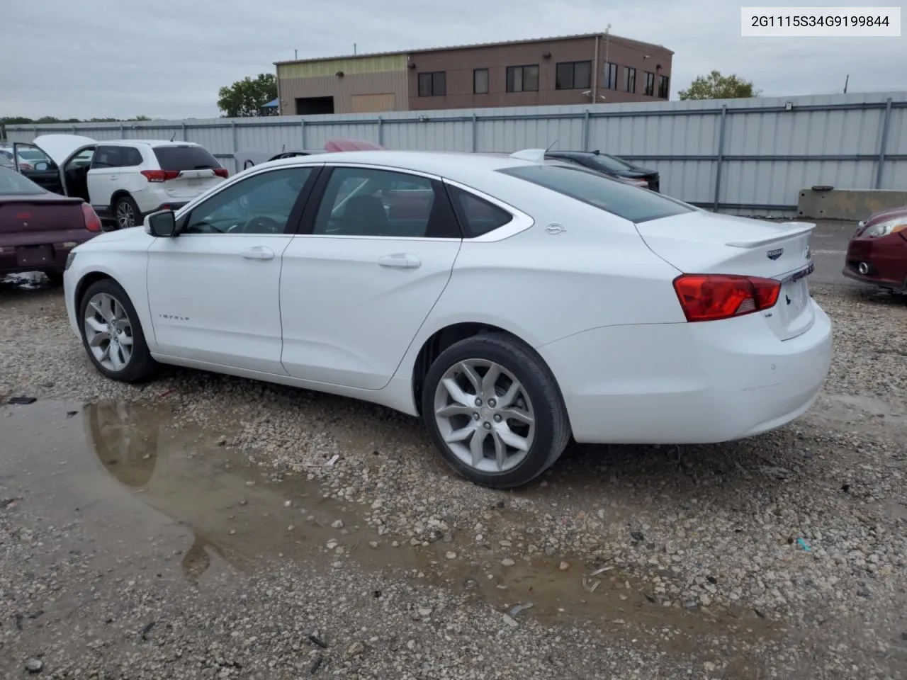 2016 Chevrolet Impala Lt VIN: 2G1115S34G9199844 Lot: 72025164