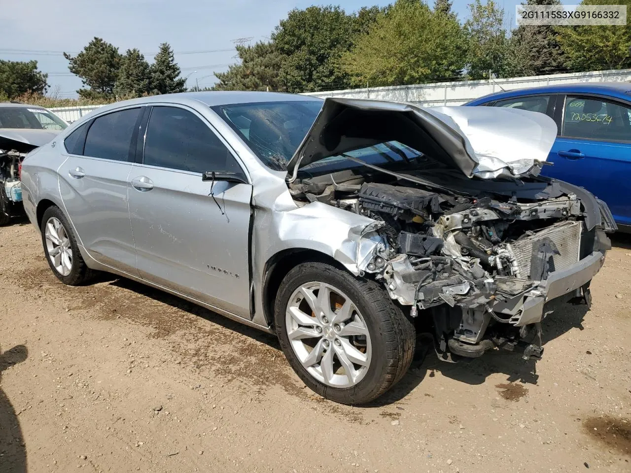 2G1115S3XG9166332 2016 Chevrolet Impala Lt