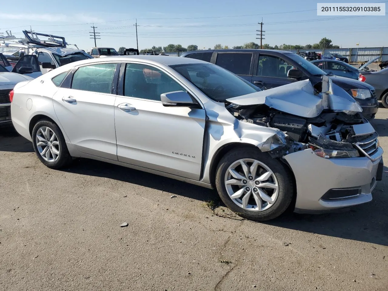 2G1115S32G9103385 2016 Chevrolet Impala Lt