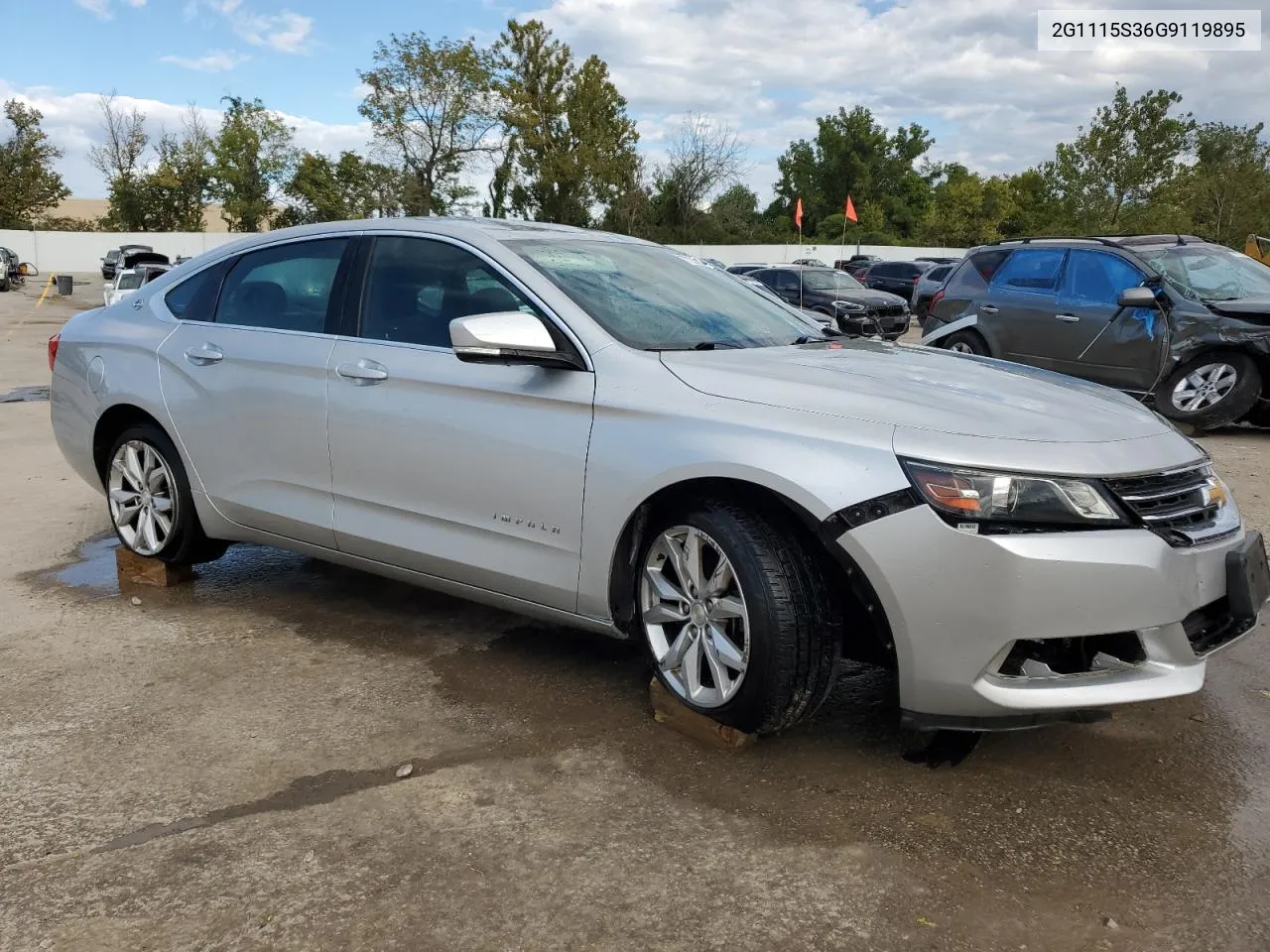 2016 Chevrolet Impala Lt VIN: 2G1115S36G9119895 Lot: 72257944