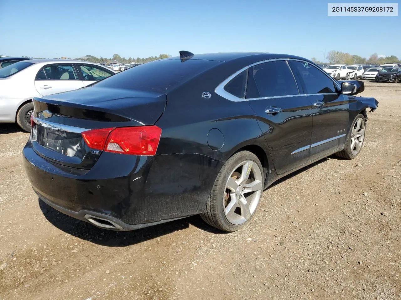 2016 Chevrolet Impala Ltz VIN: 2G1145S37G9208172 Lot: 72265714