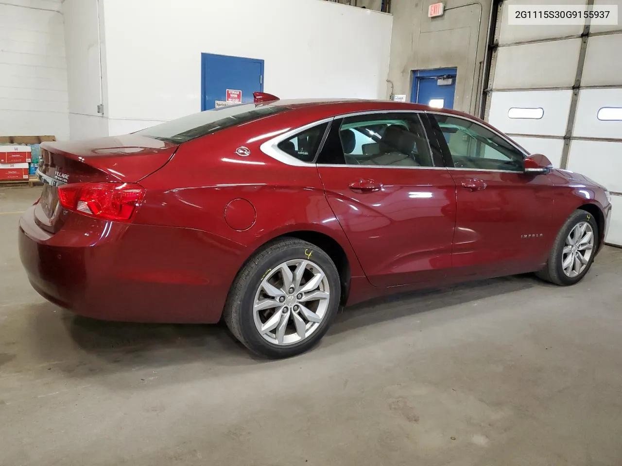 2G1115S30G9155937 2016 Chevrolet Impala Lt