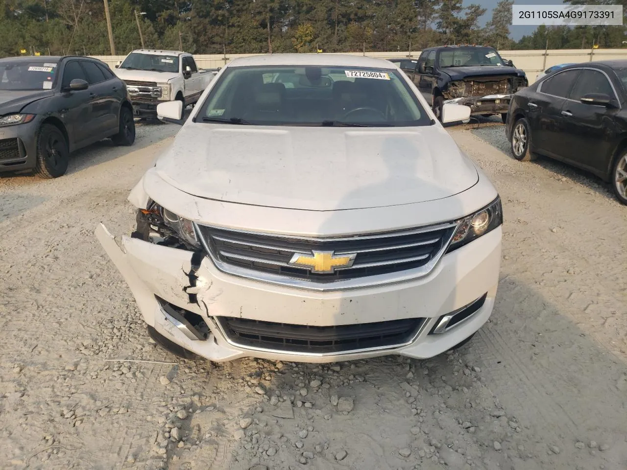 2G1105SA4G9173391 2016 Chevrolet Impala Lt