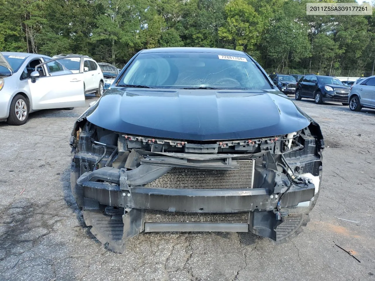 2G11Z5SA3G9177261 2016 Chevrolet Impala Ls