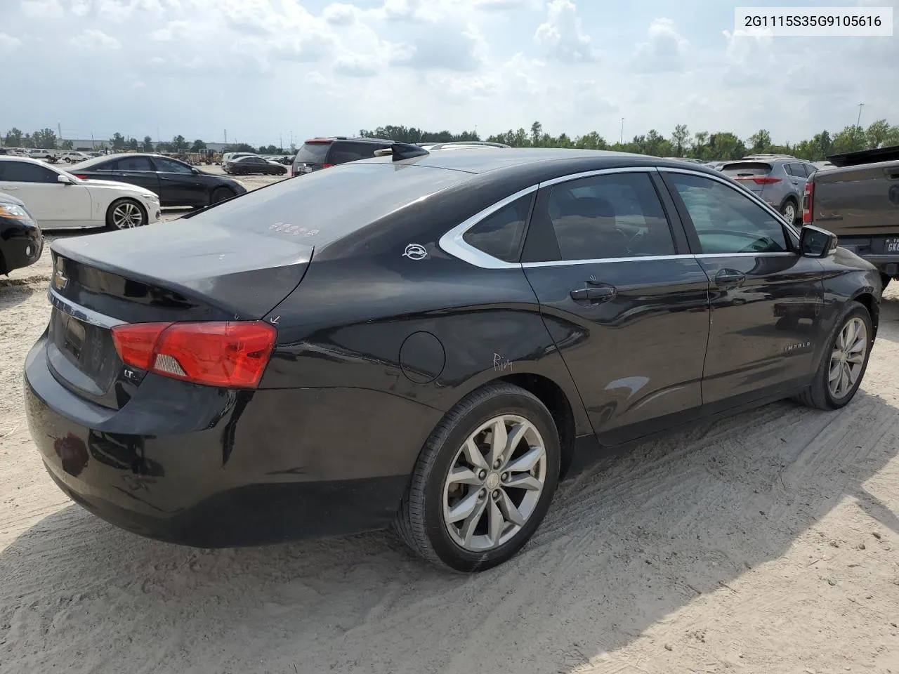 2016 Chevrolet Impala Lt VIN: 2G1115S35G9105616 Lot: 72914324