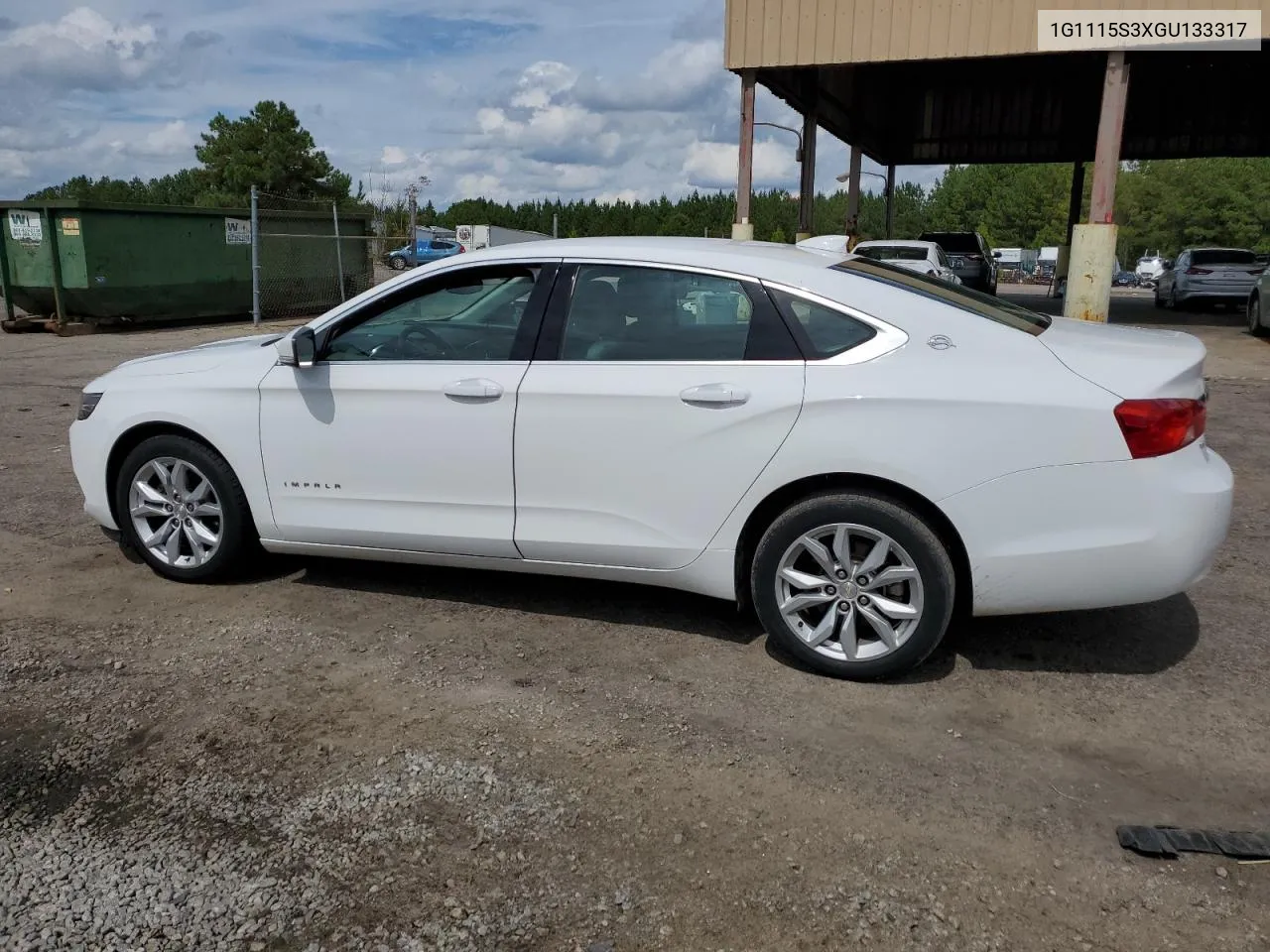 1G1115S3XGU133317 2016 Chevrolet Impala Lt