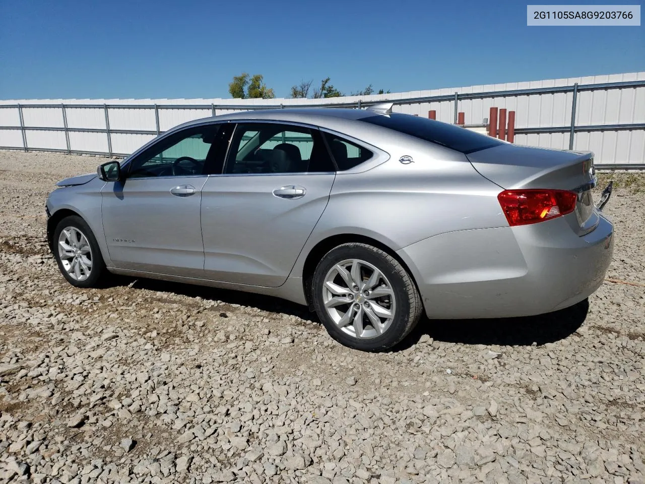 2016 Chevrolet Impala Lt VIN: 2G1105SA8G9203766 Lot: 73324124