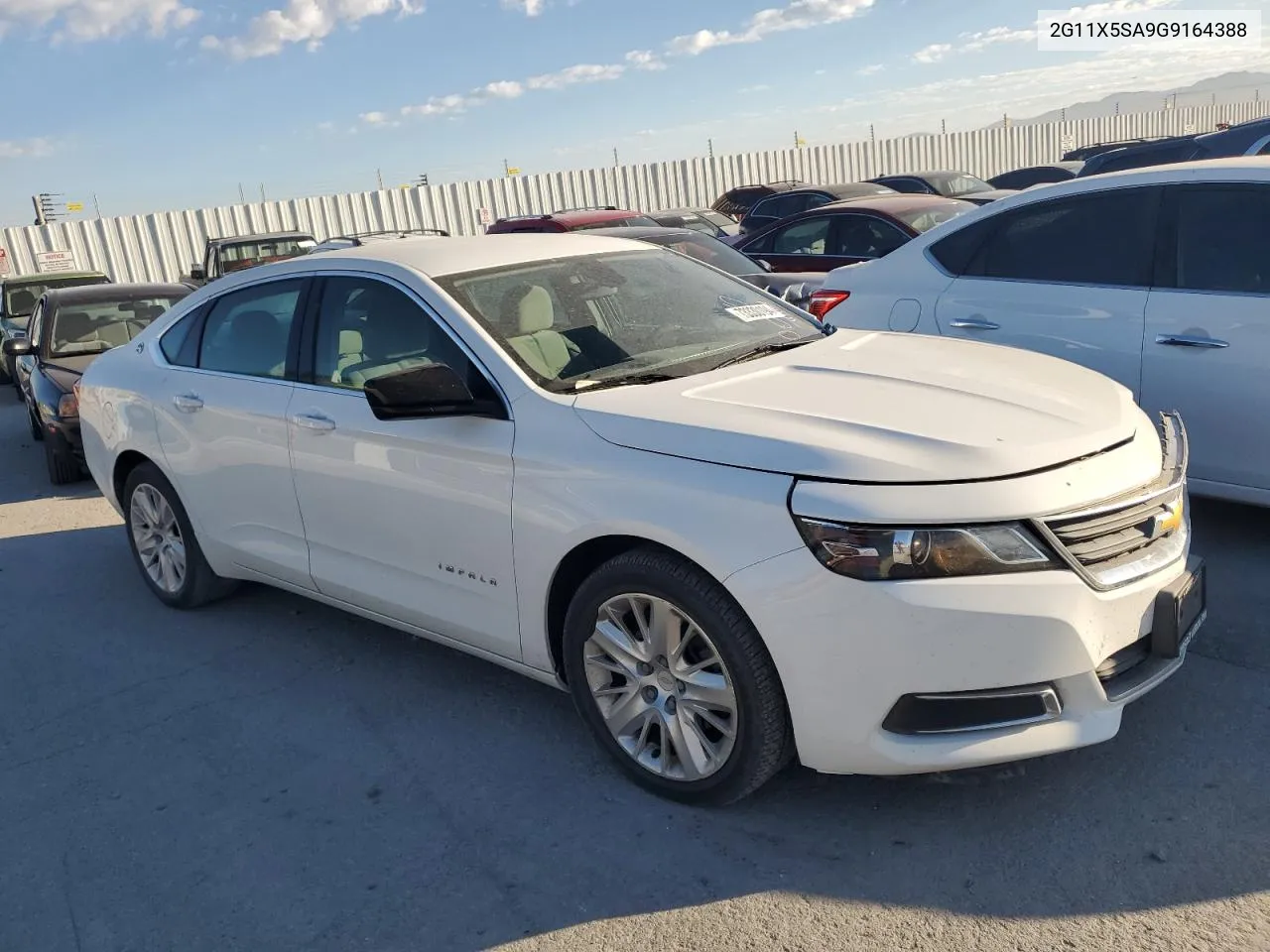 2G11X5SA9G9164388 2016 Chevrolet Impala Ls