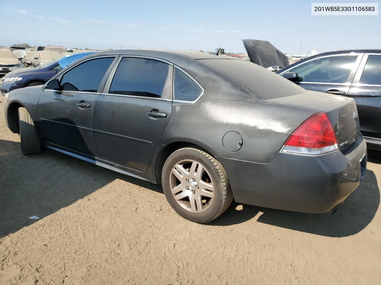 2G1WB5E33G1106583 2016 Chevrolet Impala Limited Lt