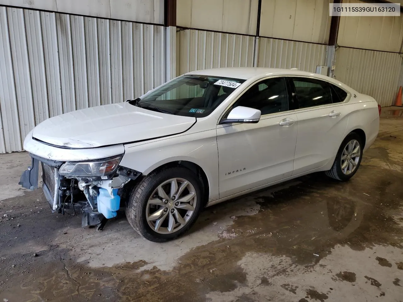 1G1115S39GU163120 2016 Chevrolet Impala Lt