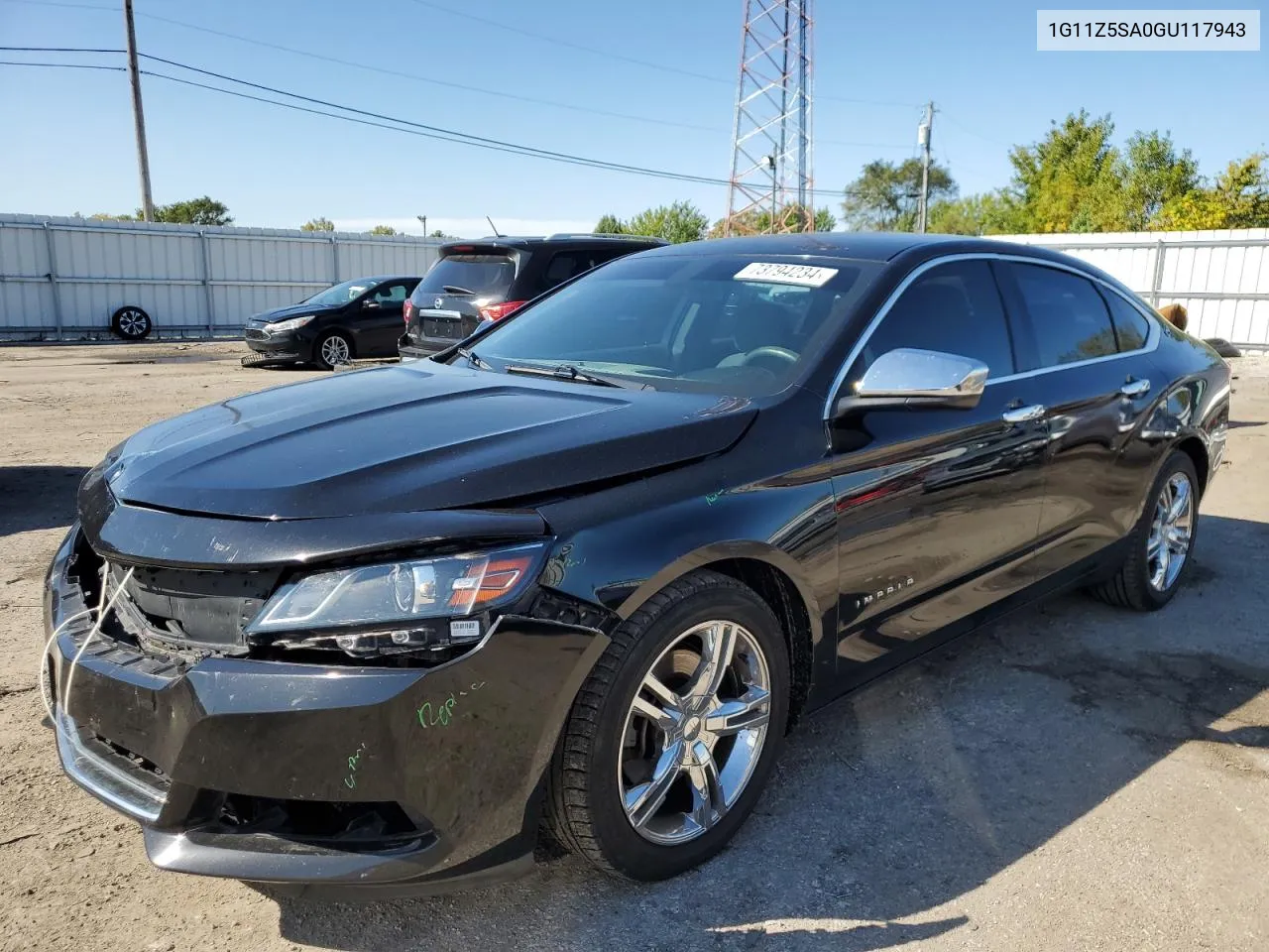 1G11Z5SA0GU117943 2016 Chevrolet Impala Ls