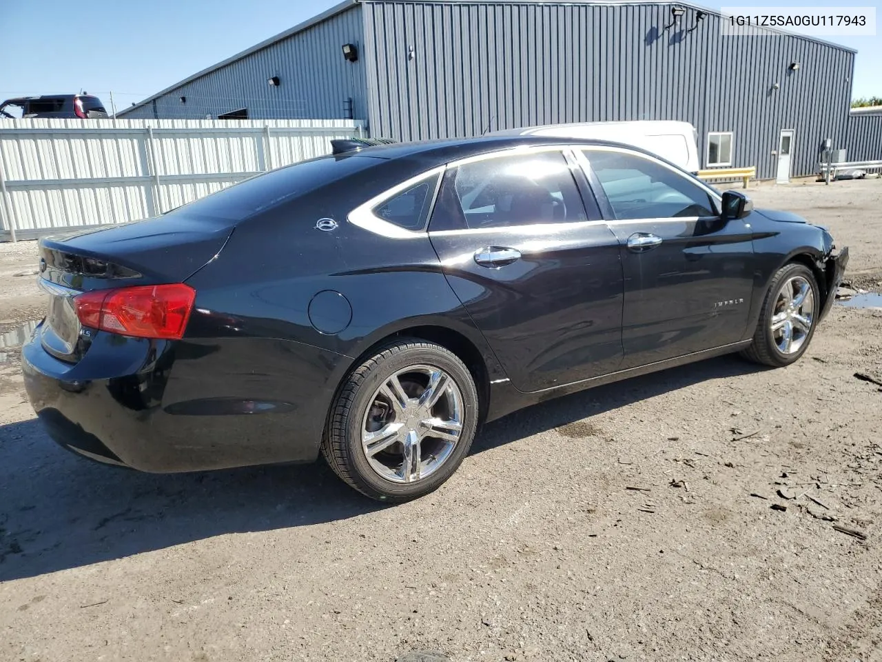 2016 Chevrolet Impala Ls VIN: 1G11Z5SA0GU117943 Lot: 73794234