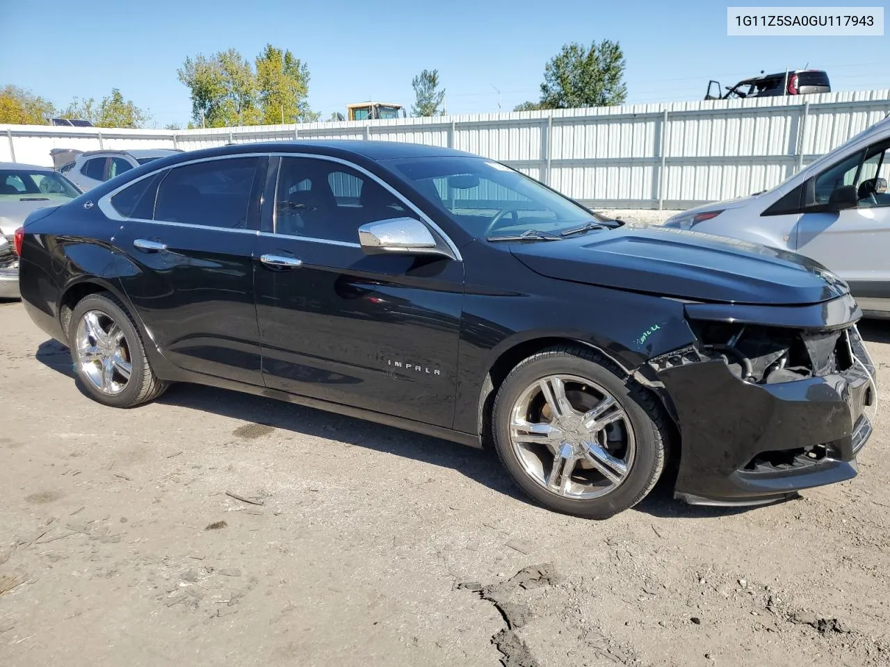 1G11Z5SA0GU117943 2016 Chevrolet Impala Ls